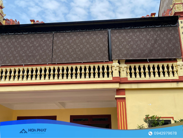 Thi công bạt che nắng mưa