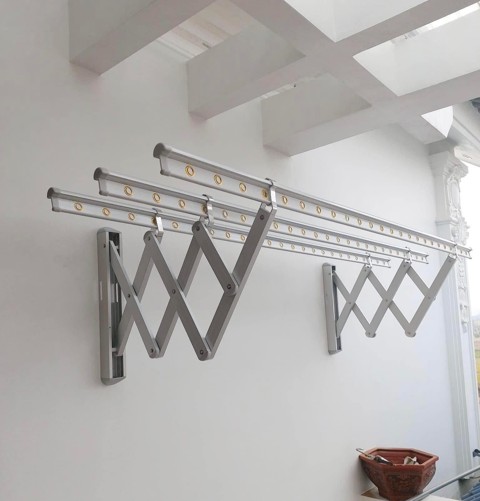 Giàn phơi thông minh xếp gọn